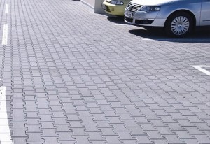 Rubber Dog Bone Pavers for Residential Use