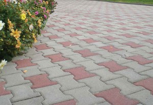 Rubber Dog Bone Pavers for Residential Use