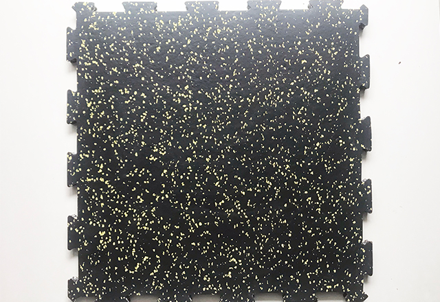 Factory Outlets Rubber Stable Mat Used In Farms -
 500 x 500 mm Interlocking Rubber Mats Gym Laminated – Nama Rubber