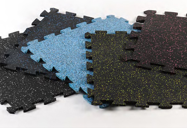 Factory made hot-sale Rubber Mat Flooring For Park -
 24” Interlocking Rubber Tiles Gym – Nama Rubber