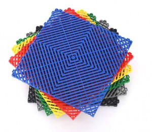 PP Interlocking Tiles for Car Wash & Workshop Flooring System