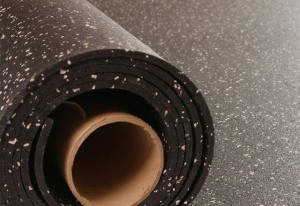 REACH Compliant Rubber Flooring Rolls Gym