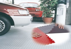 Professional Design Outdoor Playground Rubber Mat -
 Easy Install Interlocking PVC Garage Floor Tiles – Nama Rubber