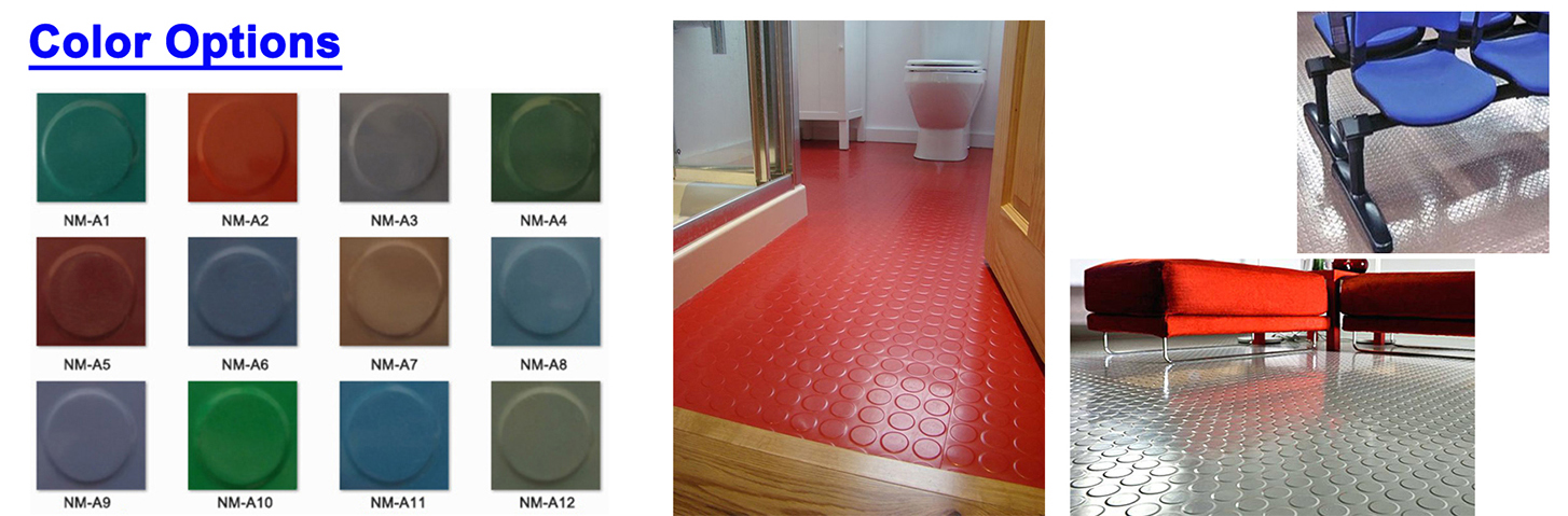 coin rubber floor