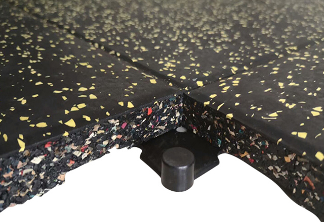 Best quality Rubber Flooring Basement -
Gym Rubber Mats with Connector – Nama Rubber detail pictures
