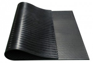 Rubber Horse Stall Mats with Bubble Top