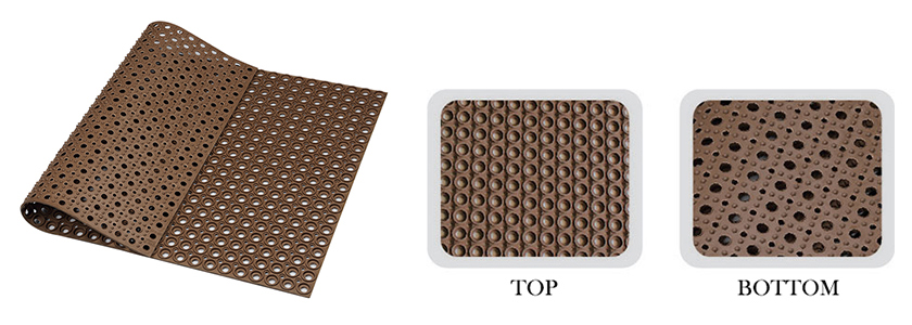 rubber mats with holes